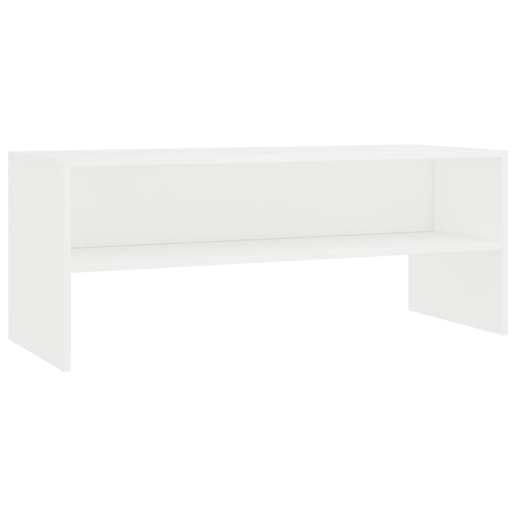 TV-Schrank Weiß 100 x 40 x 40 cm Spanplatte