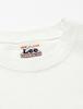 Lee Official Collaboration Side Print Size 110 T-Shirt, Kids, LK5073-318, White,