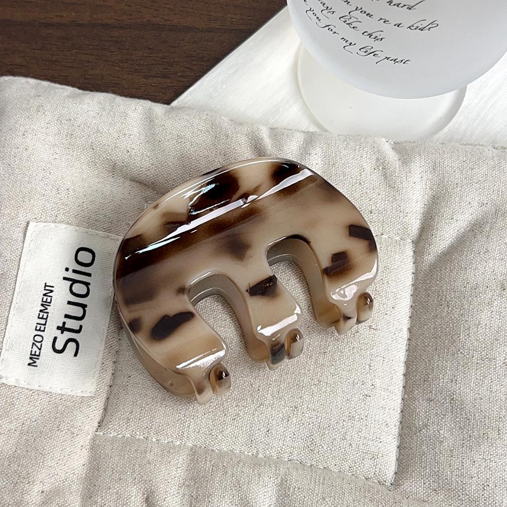 

1 шт. М-образное украшение для волос средней длины, заколка-краб в виде тыквы, универсальная заколка-акула, шпилька, новая заколка для полураспущенных волос