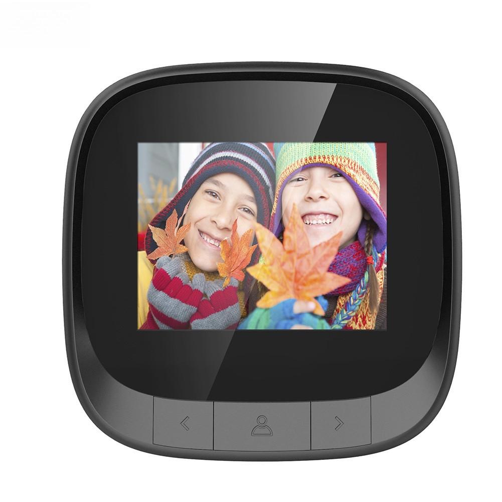 2.4 Inch Smart Digital Cat Eye Doorbell LCD 90 Degree Eye Electronic Peephole Doorbell Outdoor Infrared Camera Door Viewer