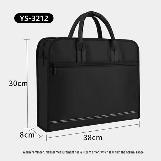 Men s Large Capacity Waterproof Business Briefcase and Travel Document Bag