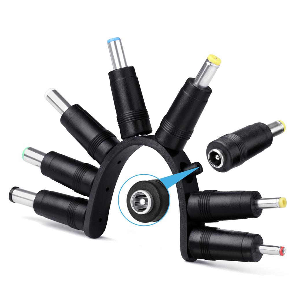 Usb to for Dc Plug, 8 in 1 Usb Plug to for Dc Hollow Plug Cable, Power Cable, Adapter Cable with 8 Plugs for Routers, Ke