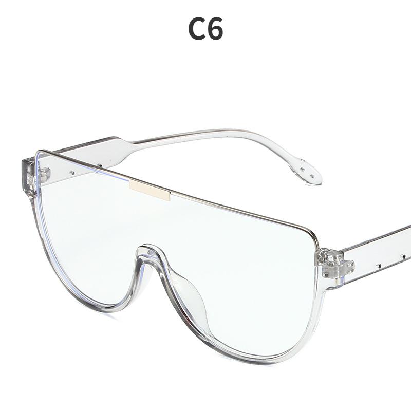 Noua tehnologie futurista ochelari cu jumatate de rama moda metal textura purta ochelari de soare doamne moda podium schi ochelari de soare barbati.