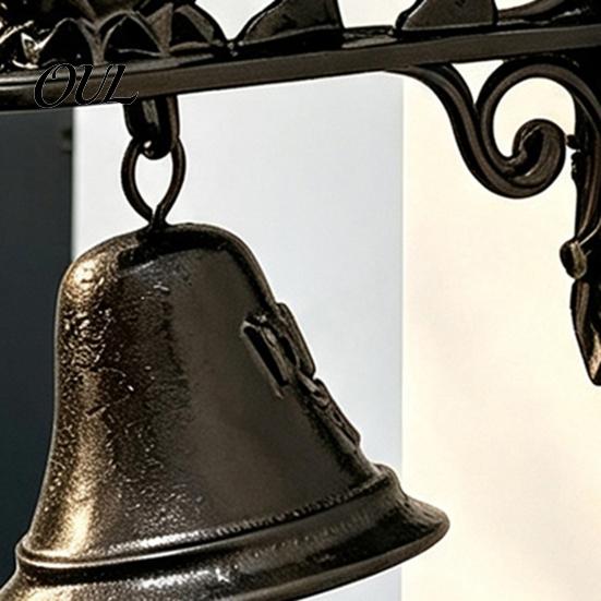 Retro Farmhouse Decor Vintage Witch Doorbell, 3D Decorative Brewing Medicine Door Bell, Halloween Heavy Duty Metal Bell Gothic Wind Chime with