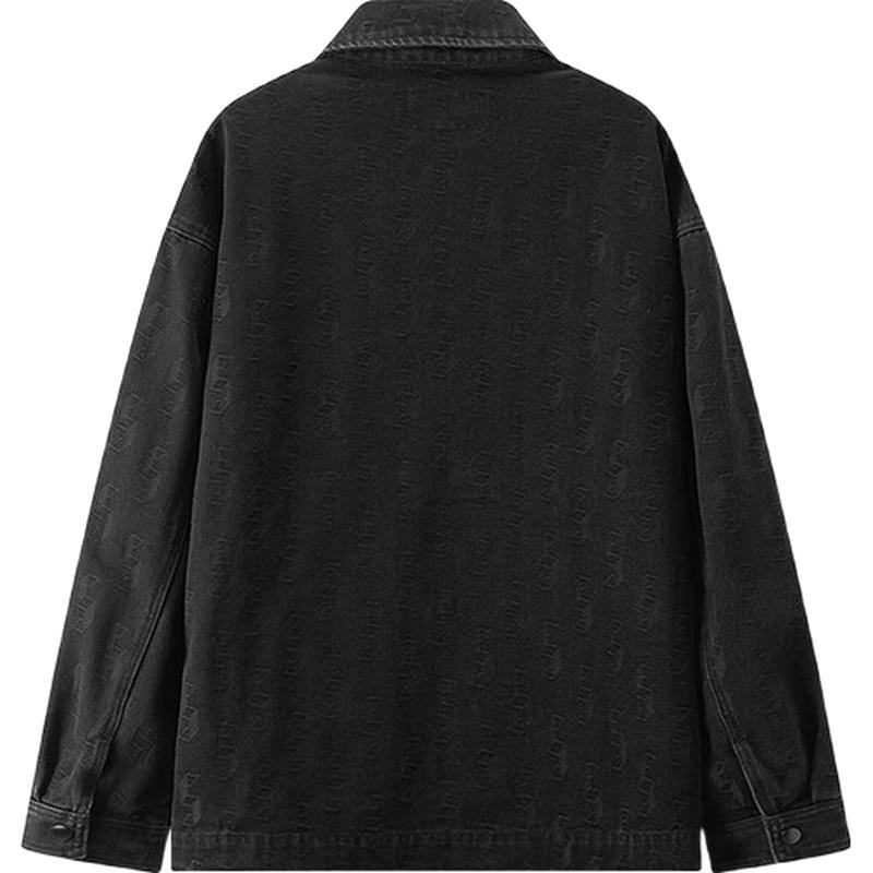 Semir Men's Retro Jacquard Denim Jacket