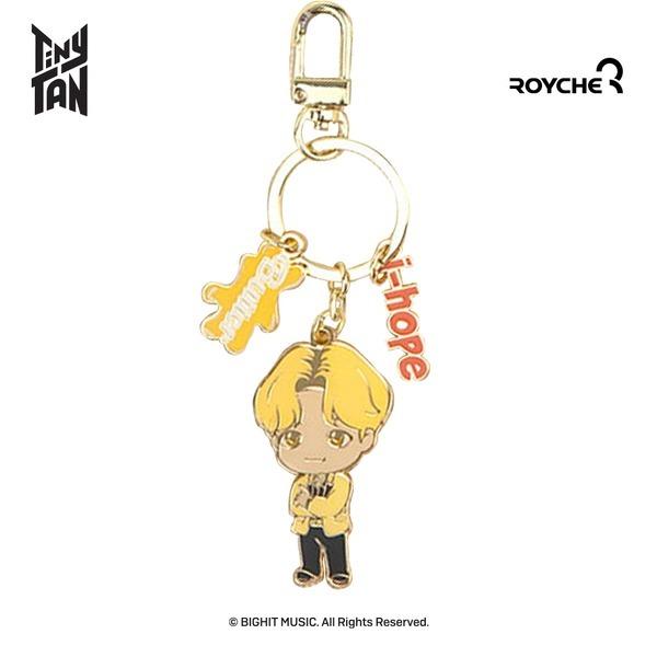 BTS (Bangtan Boys) TinyTAN Butter Swing Metall-Schlüsselanhänger, offiziell, original, authentisch, K-POP, Idol