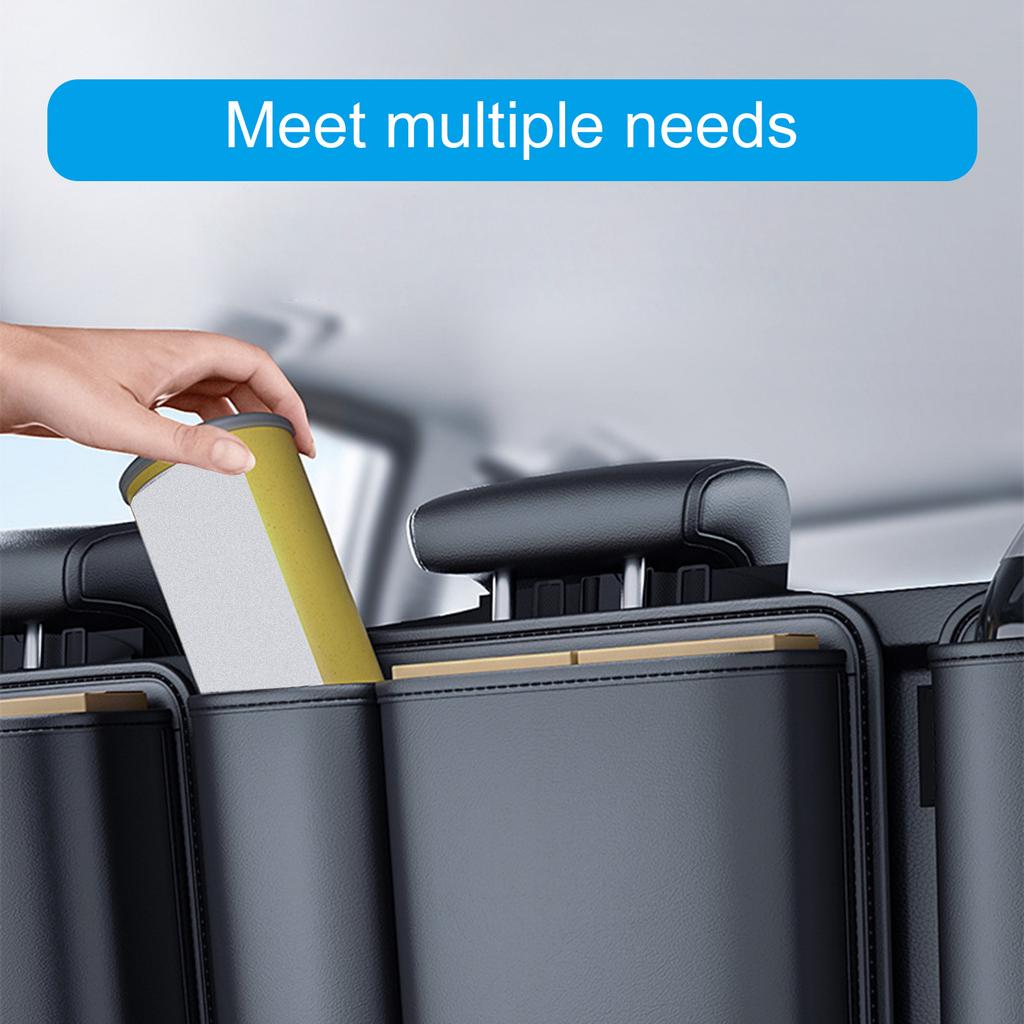 Geantă de depozitare pentru portbagajul auto cu buzunare multiple 32x38cm pentru sortarea convenabilă a articolelor Proiectată pentru familii și călători