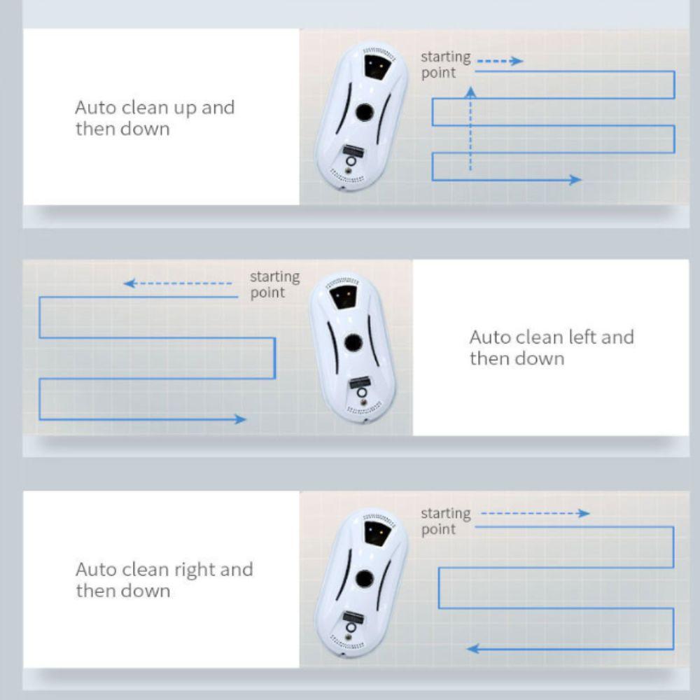 Automatic Smart Window Cleaning Robot Cordless Intelligent Glass Robot  Window Glass Cleaning