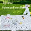 Bohemian Outdoor Picnic & Flying Chess Game Mat