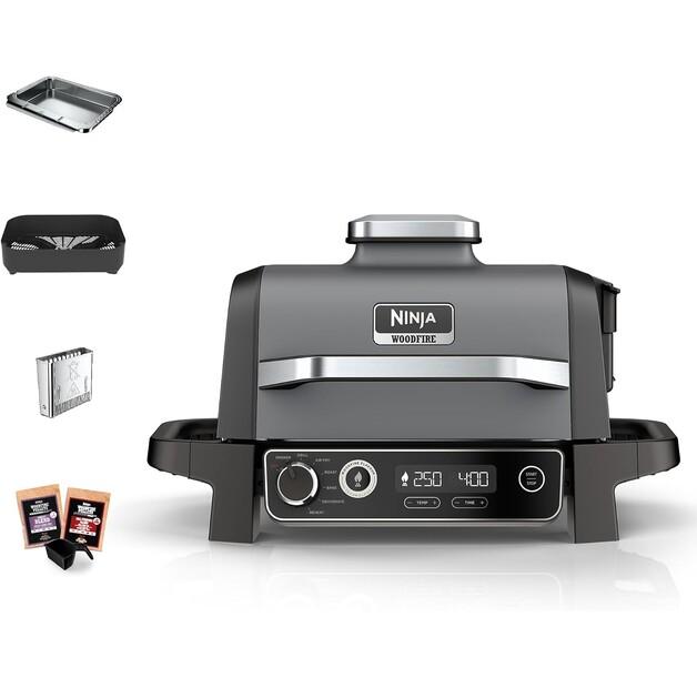 Electric Grill Ninja Woodfire Electric Outdoor Grill & Smoker (OG701DE)