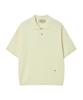 BEYOND CLOSET [Collection Line] Weaving Collar Detail Cotton Knit Ivory