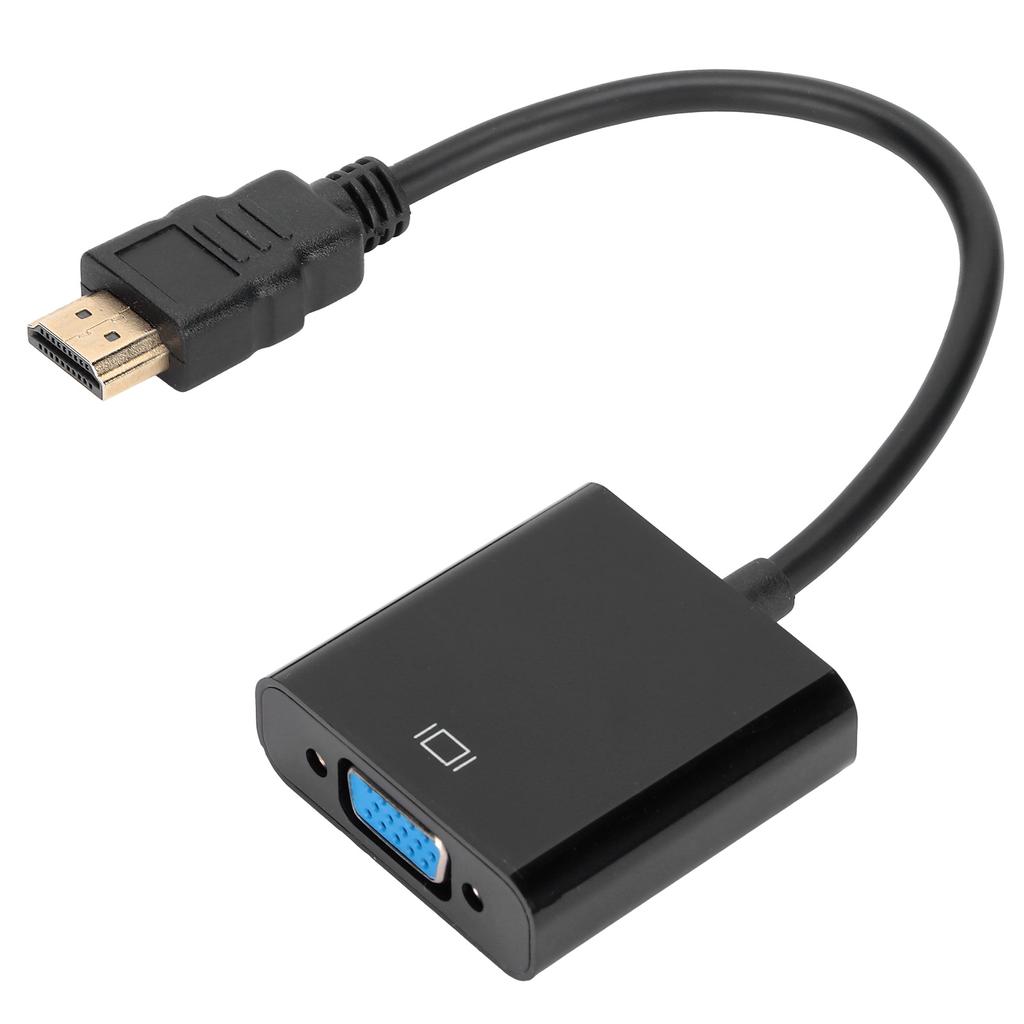 HighDefinition Multimedia Interface to VGA Adapter 1080P HD Portable ABS Converter