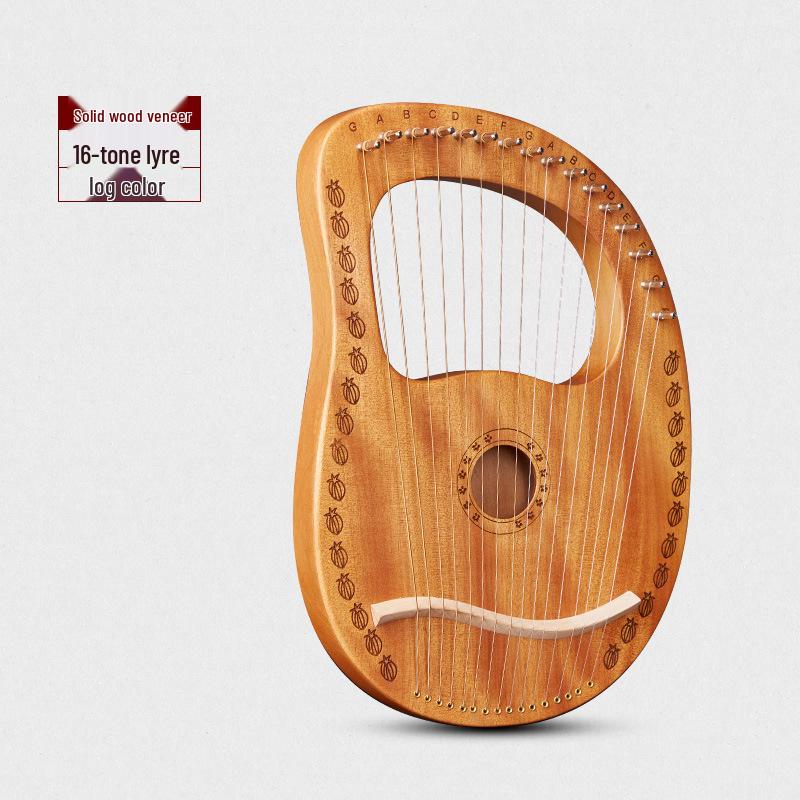 Lyre Harp: 16-Note, 19-String & 7-Note, 10-String Kithara Instrument