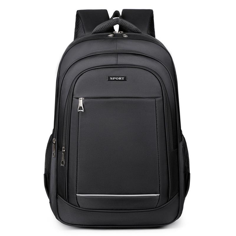 Men's Fashion Laptop Backpack - Large Capacity, Simple Design, Ideal for Students and Commuters.
