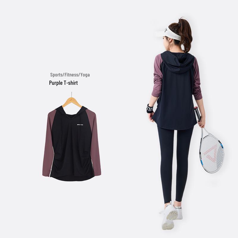 

Корейский стиль Плюс размер Набор для йоги и фитнеса: Комплект для бега и спортзала с эффектом коррекции живота 2XL