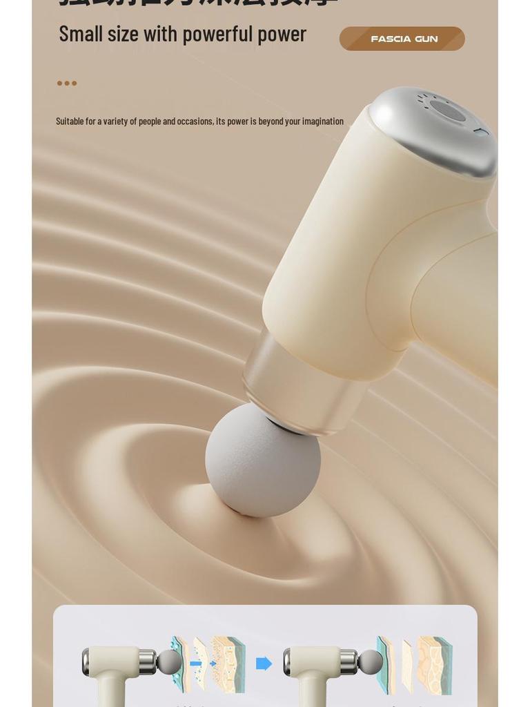 Compact Mini Fascia Gun for Muscle Relaxation and Recovery
