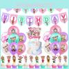 Entzückendes Cry Babies Magic Tears Geburtstagsfeier Dekorationsset mit bunten Bannern und Ballons