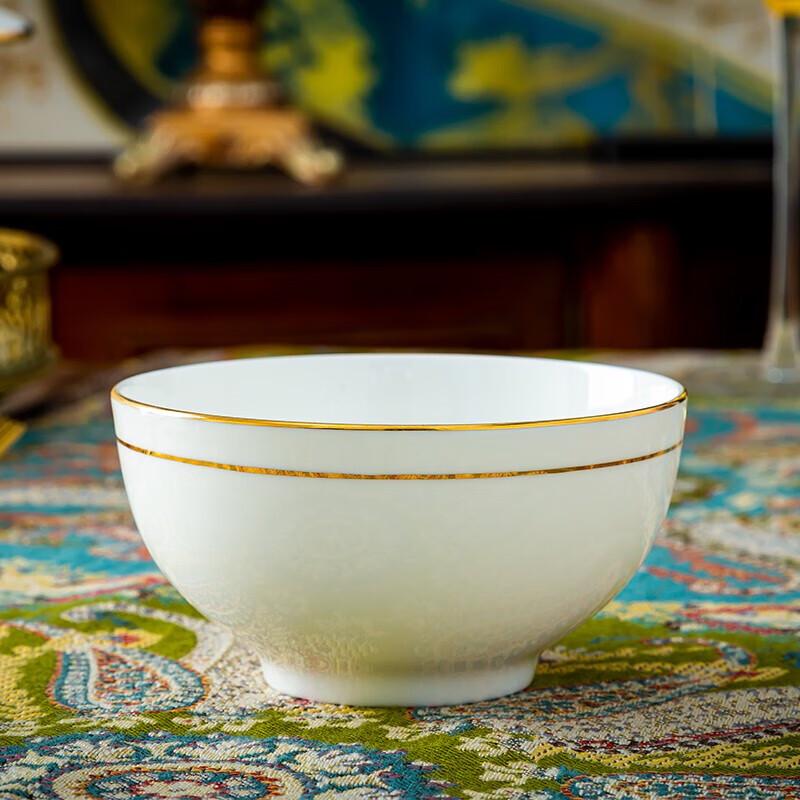 Tao Xiang Hui Gold Rim Bone China Tableware Collection