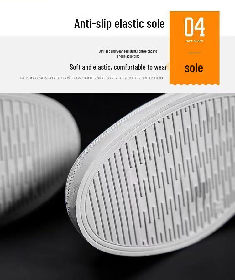 2024 Versatile Men's Black & White Soft Sole Skate Shoes - Breathable, Trendy Korean Style for Casual Wear, Hot Selling Among Students.