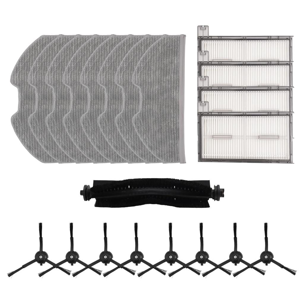 For Eufy X8 Pro Serie For Eufy X8 Pro SES Main Side Brush Filter Mop Cloth Vacuum Cleaner Accessories Spare To Replace