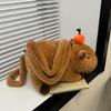 Adorable Capybara Plush Backpack & Shoulder Bag