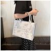 Embroidery Handbag Women's Summer New Fashion Tote Bag Niche Texture Shopping Bag
