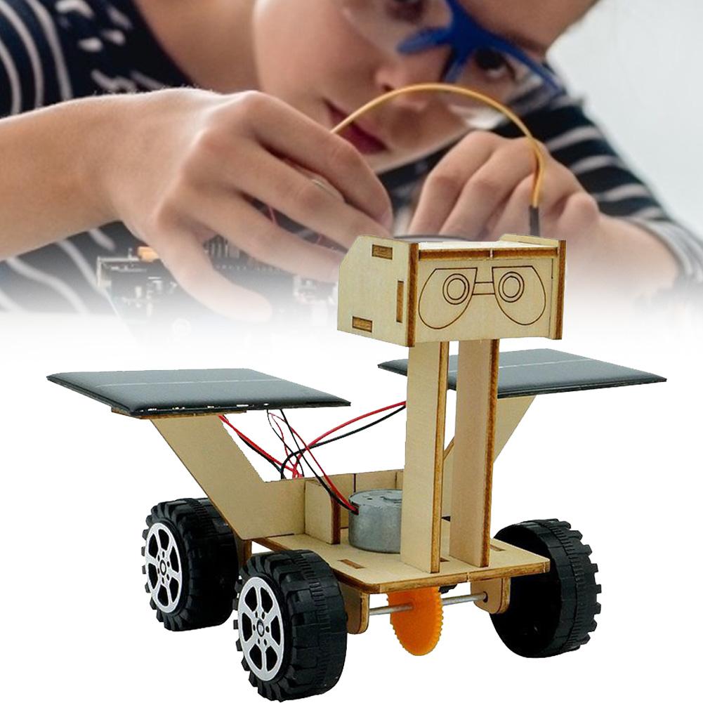 DIY Electric Solar Energy Car Model Educational Students Science Experiment Toy Set(Solar Energy