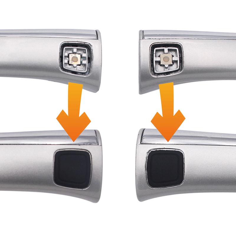 

For Mercedes W220 S350 Door Handle Button 2pcs Black Car Accessories Handle Button Switch Keyless Go Replacement New