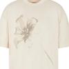 Emporio Armani Floral Print Crew Neck Short Sleeve T-Shirt Men Tops White EM001460AF10017U1088