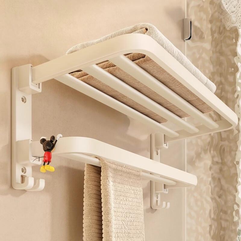 No-Drill Space Aluminum Bathroom Shelf