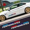 For M Performance E90 E92 E93 F20 F21 F30 F31 F32 F33 F34 F15 F10 F01 F11 F02 G30 Side Skirt Sill Stripe Body Decals Sticker