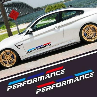 For BMW M Performance E90 E92 E93 F20 F21 F30 F31 F32 F33 F34 F15 F10 F01 F11 F02 G30 Side Skirt Sill Stripe Body Decals Sticker Sdbk12 Bpxh8