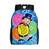 Alec Monopolys Children Backpack for Girls Boys Kids Backpacks Kawaii Daycare Child School Bags