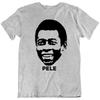 Camiseta Vector Cara Pelé Fútbol Soccer Leyenda Copa del Mundo Brasil Camiseta Regalo Nuevo