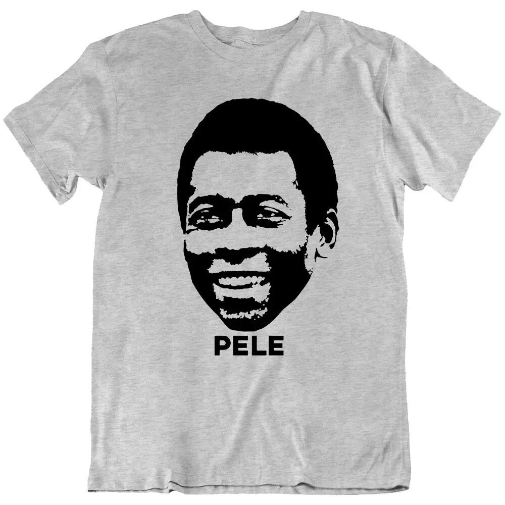 

Pele Face Tee Vector Football Soccer Brazilian World Cup Legend T Shirt Gift New M