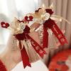 Complete Wedding Corsage Set for Groom, Bride, and Parents: Boutonniere and Brooch Collection for a Perfect Ceremony