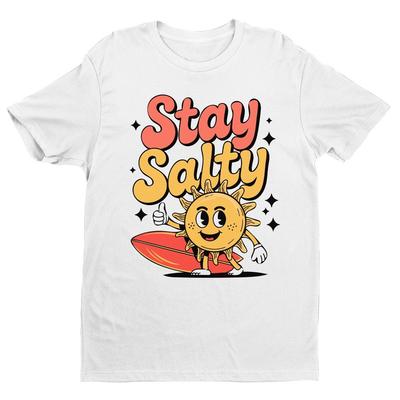 Stay Salty, Summer Beach Shirt, Retro Summer T-Shirt, 90s Tee, Trendy Tee