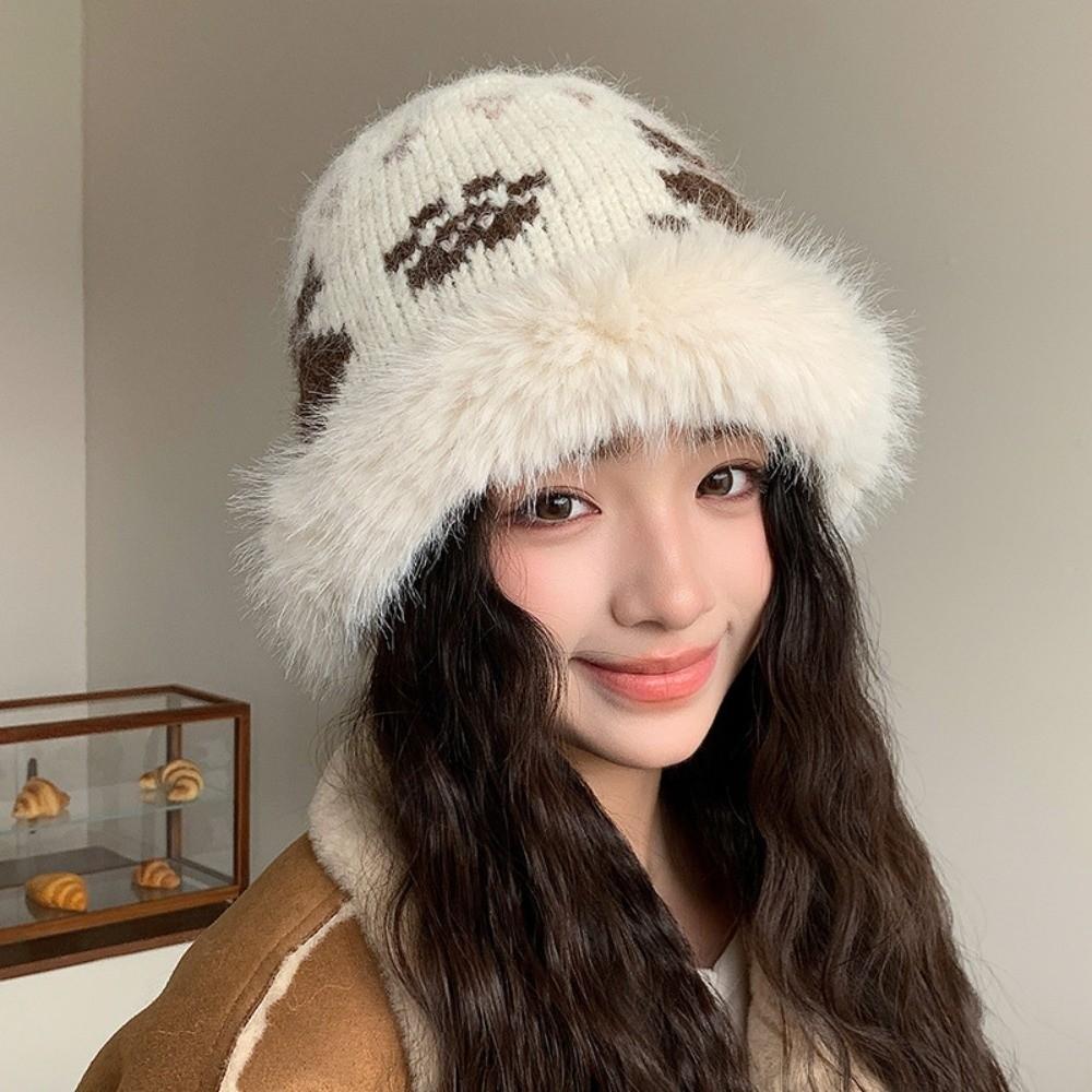 56cm to 58cm Earflap Hat Polyester Ear Protection Cap Warm Winter Knitted Hat Winter Season