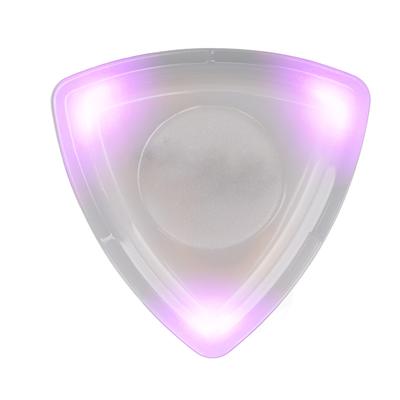 Glowing Guitar Pick with High Sensitivity LED Light Guitar Pick Replacement with Battery Purple