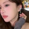 Female Niche Versatile Bow Tassel Earrings