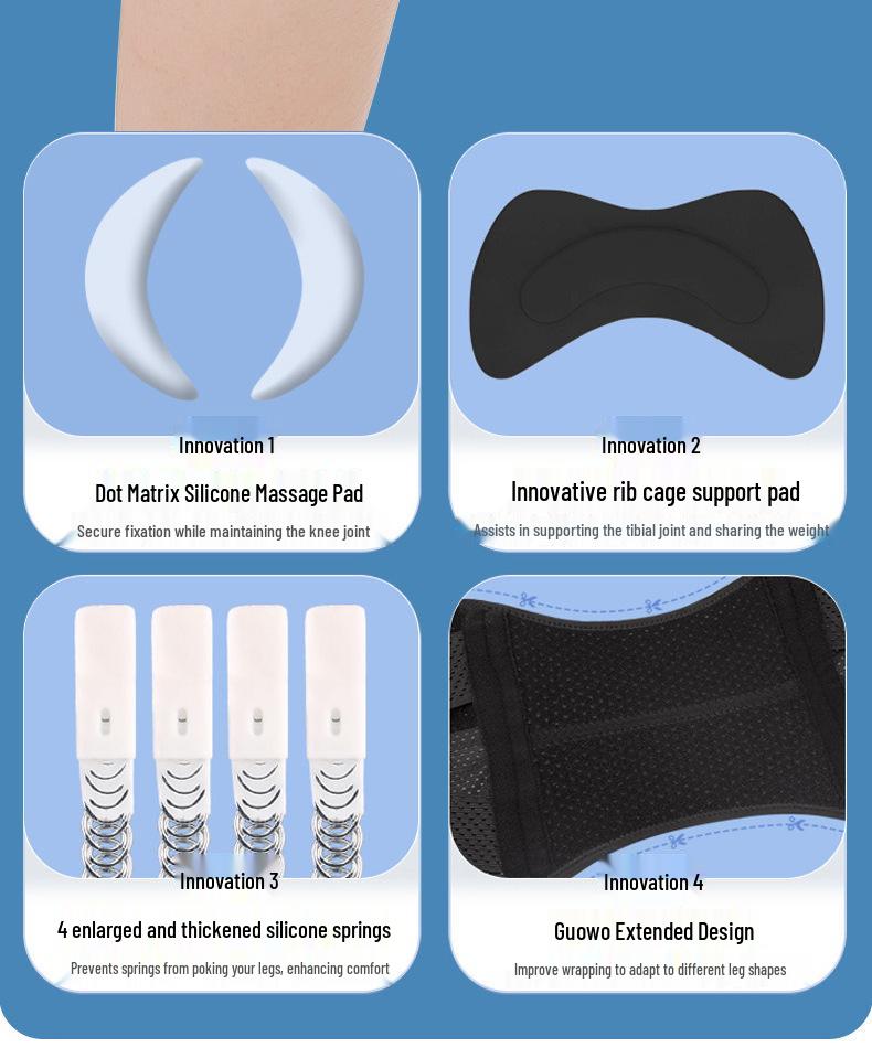 Japanische Sport-Knieschoner: Meniskusstütze & Patellaband für Bergsteigen, Laufen & Radfahren