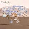 Cinnamoroll Princess Crystal Beaded Bracelet for Girls