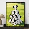 Disney 101 Dalmatians Diamond Painting Kit for Living Room, Bedroom, Study and Other Interior Space Decoration