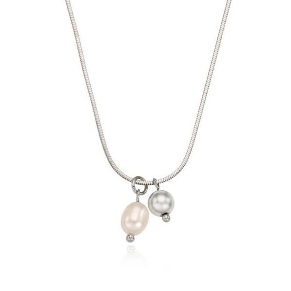 [MUST-HAVE FALL ITEMS] Pearl Metal Ball Mix Necklace OTN222415RWI