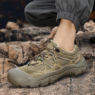Men's Lightweight Mesh Hiking Shoes - Summer, Breathable, Soft Sole, Casual Sport Outdoor Footwear