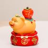 A Pig-shaped Figurine As A Gift for Housewarming or Office Opening, Designed To Bring Good Luck and Success.