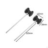 2Pcs Double Sided Drum Pedal Beater Felt Head, Percussion Instrument Accessory, Kick Foot