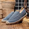 Fashion 2025 New Casual Vintage Loafers Flat Hemp Bottom Fishermen Shoes Driving Soft Shoes Holiday Beach Sailing Bohemian Plus Size