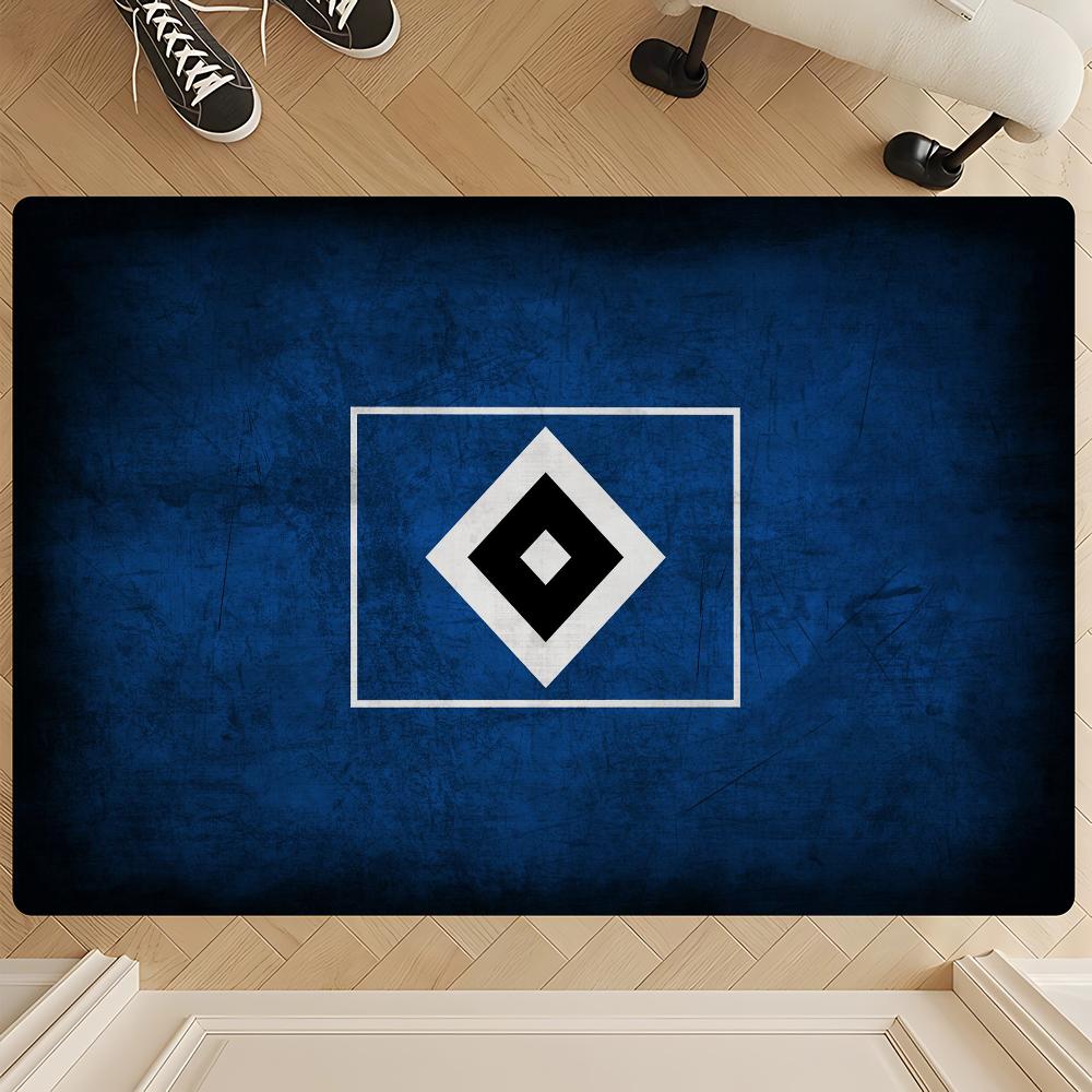 H-Hamburger SV Team Hallway Carpet Non-Slip Laundry Room Mat Laundry Decor Balcony Child Living Room Toilet Rug