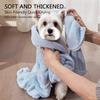 Absorbent Pet Bath Towels Quick-drying Dog Towel Cute Pet Pajamas  Cat